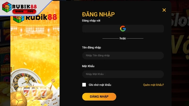 Điền thông tin cá nhân