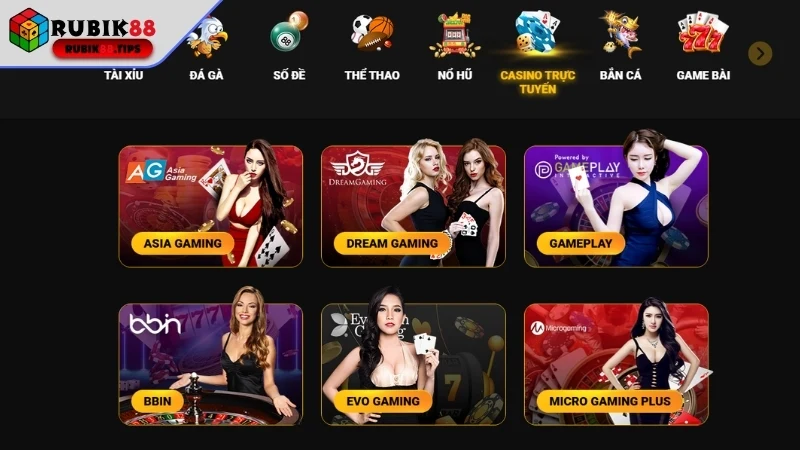 Nhà cái Rubik88 cung cấp những sản phẩm gì?